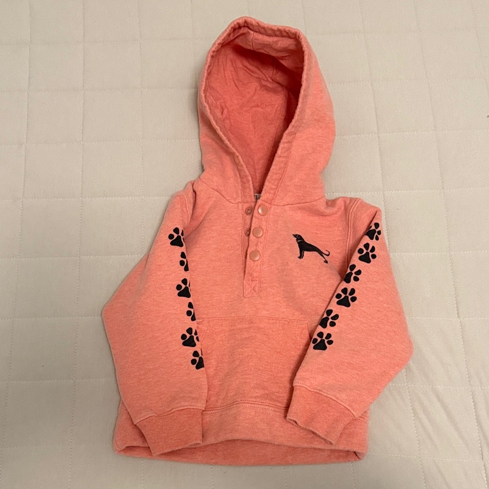 The Black Dog Coral Hoodie with Black Dog Design